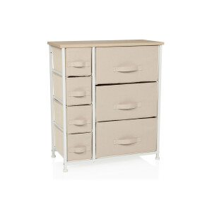 hjh LIVING Kast Foldress (7 vakken, Beige)