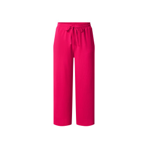 ESMARA Dames wide leg broek - plus size (Roze, XL (48/50))