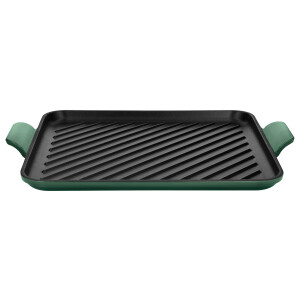 SILVERCREST Gietijzeren grillplaat of pizzaplaat (Grillplaat/groen)