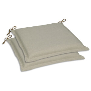 GO-DE Textil Tuinkussen (Set van 2 kussens, Beige)