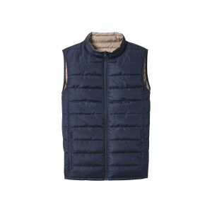 esmara Men Heren bodywarmer (Marineblauw/beige, S (44-46))