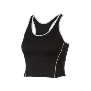CRIVIT Dames sporttop (Zwart, XS (32/34))