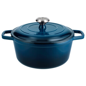 SILVERCREST Premium Gietijzeren Pan, Ø 25 cm (Blauw)