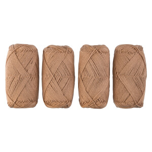 crelando Katoengaren set 4 x 50 g (Zandkleurig)