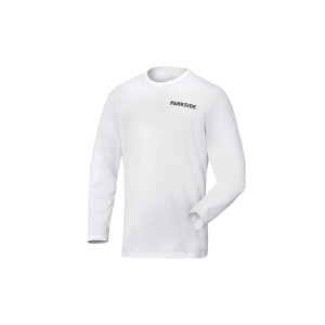 PARKSIDE Heren longsleeve, Fan Edition (wit, XL)