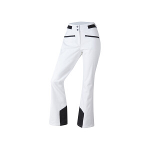CRIVIT Dames softshell skibroek Glamour (Wit, 42)