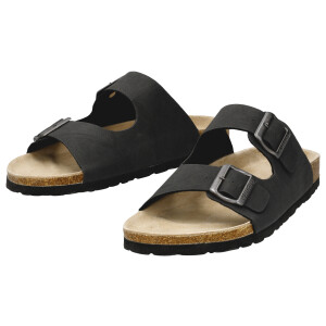 esmara Leren heren slippers (Marineblauw, 45)