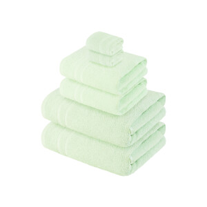 LIVARNO home Badstof handdoekenset, 6-delig (Groen)