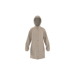 CRIVIT Kinder gevoerde regenjas (Beige, 134/140)