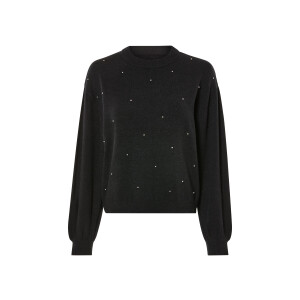 esmara Gebreide dames trui (Zwart, XS (32/34))