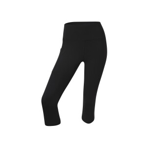 CRIVIT Dames capri sportlegging (Zwart, XS (32/34))