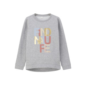 QS BY S.OLIVER Sweatshirt, ronde hals (grijs, L (164))