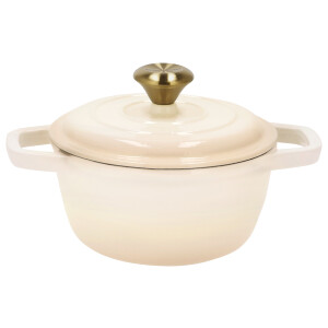 SILVERCREST Gietijzeren pan, Ø16 cm (Beige)