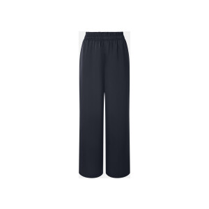 esmara Satijnen dames broek - Wide leg (Marineblauw, M (40/42))