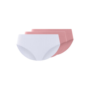 esmara 3 dames slips (Roze/wit, M (40/42))