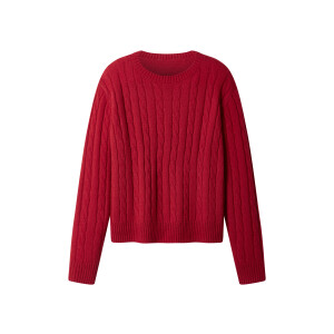 esmara Gebreide dames trui (Rood, L (44/46))