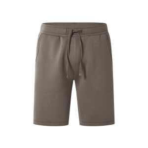 ESMARA MEN Heren sweatshorts van scubastof (Bruin, L)