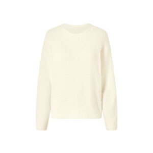 ESMARA Dames pluche trui (Wit, L (44/46))