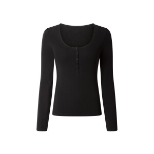 esmara Dames longsleeve (Zwart, M (40/42))