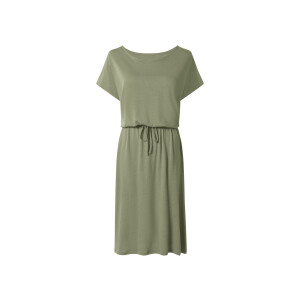ESMARA Linnen dames jurk (Groen, M (40/42))