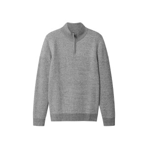 esmara Men Gebreide heren trui (Grijs, XXL)