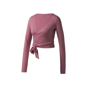 CRIVIT Dames sport wikkeltop (Lichtroze, L (44/46))