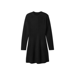 ESMARA Gebreide dames jurk (Zwart, S (36/38))