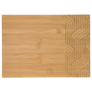 SILVERCREST Bamboe snijplank (Geometrisch patroon)