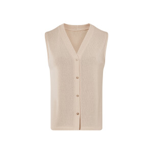 esmara Gebreid dames vest (Beige, XS (32/34))