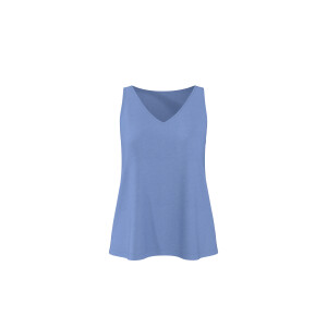 esmara Linnen dames top (Blauw, L (44/46))