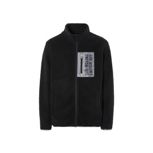 LIVERGY Heren fleece jas (Grijs, M)