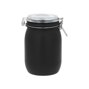 SILVERCREST Voorraadpot 1 L, zwart (Luchtdichte deksel)