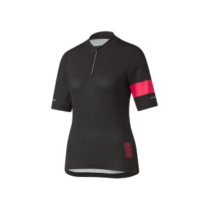CRIVIT Dames fietsshirt (Zwart, XS (32/34))