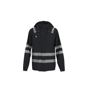 PARKSIDE PERFORMANCE Heren softshell jas, reflecterend (Zwart, L)