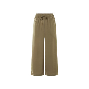 esmara Satijnen dames broek (Kaki, L (44/46))