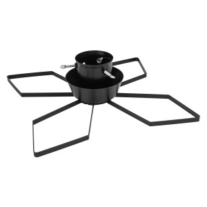 LIVARNO home Metalen kerstboom standaard (Zwart)