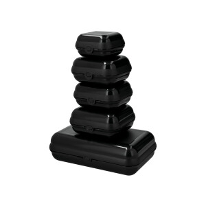 SILVERCREST Broodtrommelset, 5-delig (Zwart)