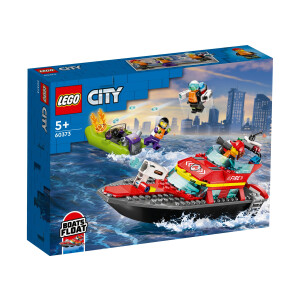 LEGO City 60373 Reddingsboot Brandweer