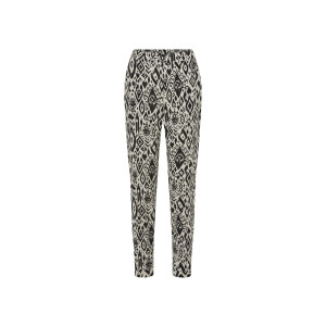 esmara Dames broek (Zwart/wit, XS (32/34))