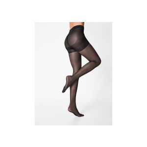 esmara Dames panty push-up 20DEN (Zwart, M (40/42))