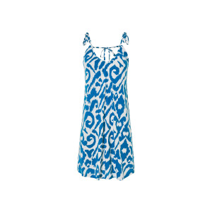 esmara Dames jurk of jumpsuit (Patroon/blauw/wit, L (44/46))