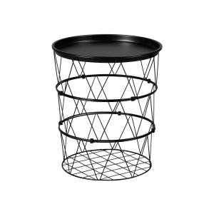 LIVARNO home Bijzettafel (Zwart)