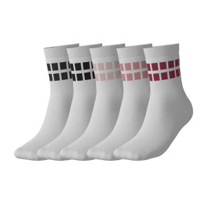 esmara 5 Paar kinder thermosokken (Wit, 35-38)
