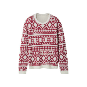 esmara Gebreide kinder kersttrui (Wit, 158/164)