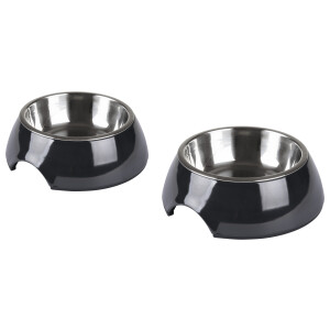 zoofari Voer- en drinkbak / schaalmat (Klein, zwart)