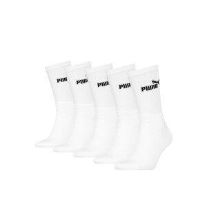 Puma 5 Paar sportsokken (Wit, 35-38)