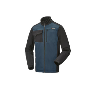 PARKSIDE Heren softshell jas (Zwart/blauw, M)