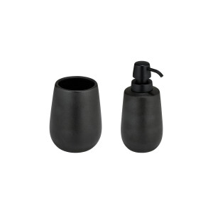 Wenko Zeepdispenser en tandenborstelhouder Nerno 2-delig
