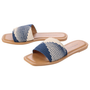 esmara Dames slippers (Blauw/beige, 40)