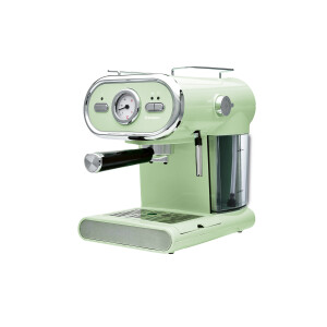 SILVERCREST Piston koffiemachine met stoompijpje, 15 bar, mint